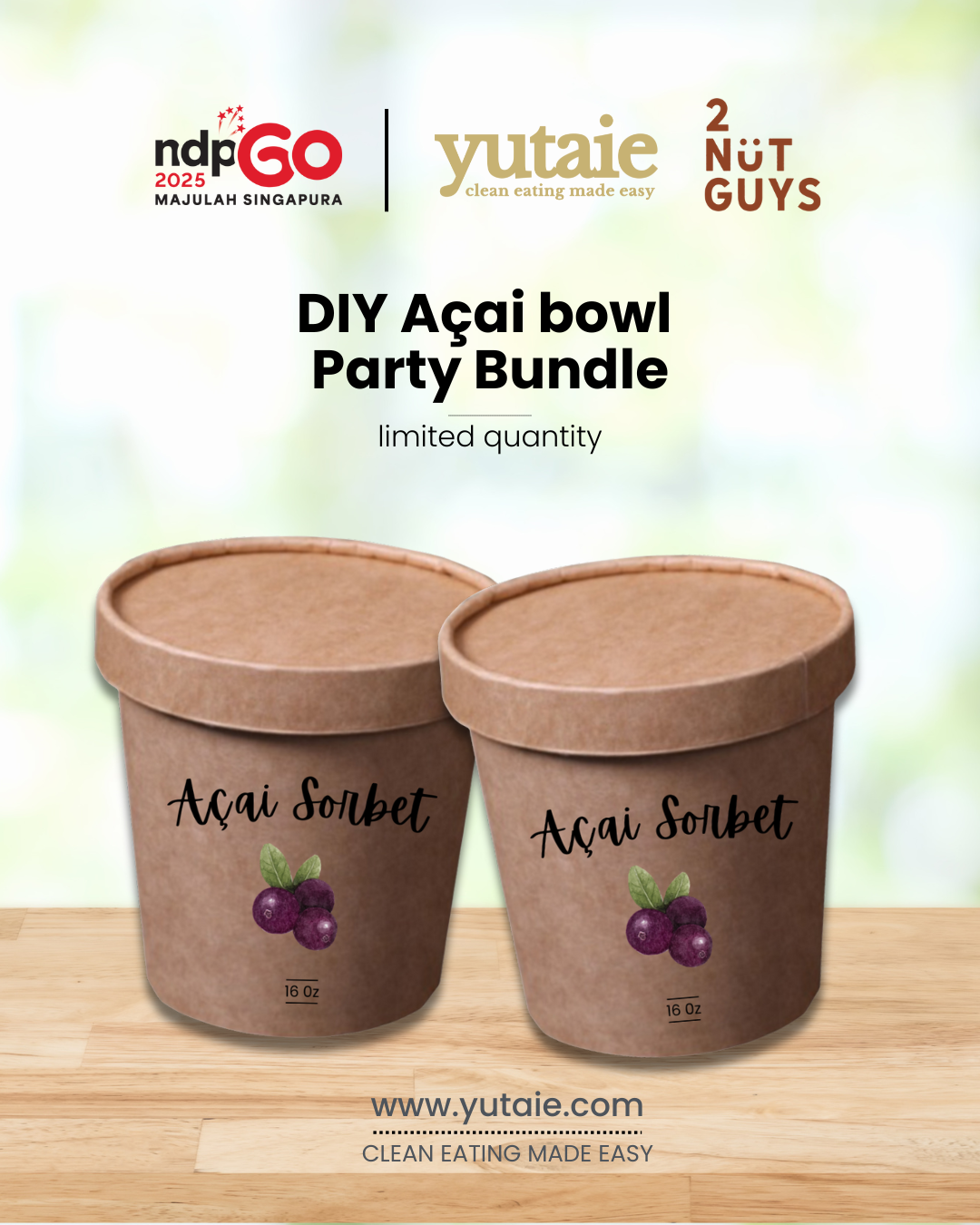 SG60 DIY Açai Bowl Bundle