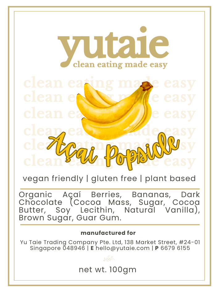 Organic Acai Popsicles coated with Cocoa Nibs, 100gm