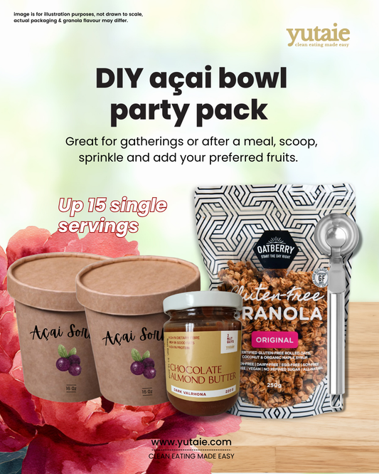 DIY açai bowl party pack - up 15 servings